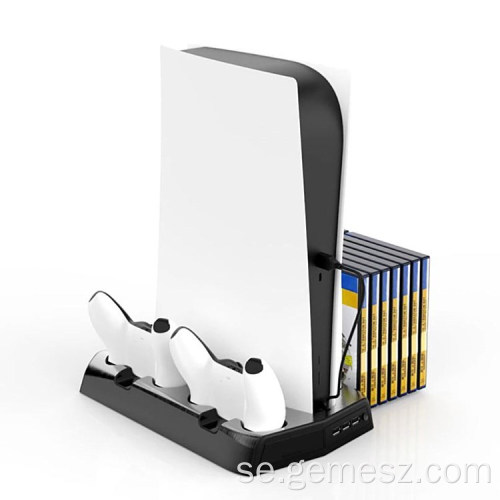 Vertikal Stand för PlayStation 5 USB HUB